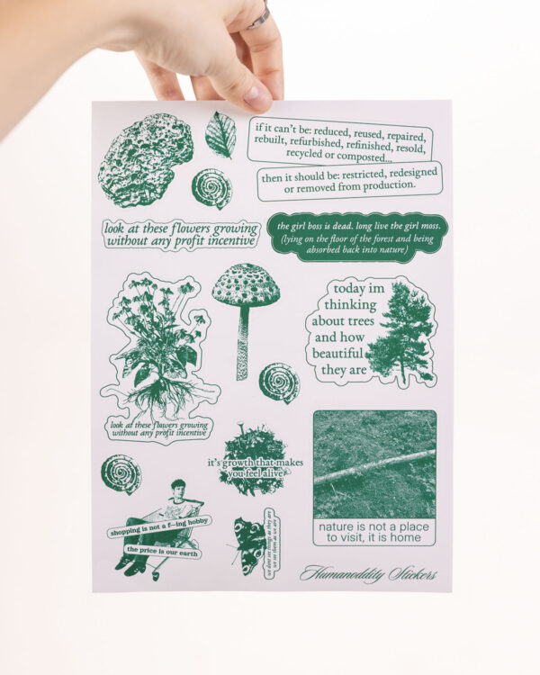 samolepka-U1 Humanoddity samolepky (A4)