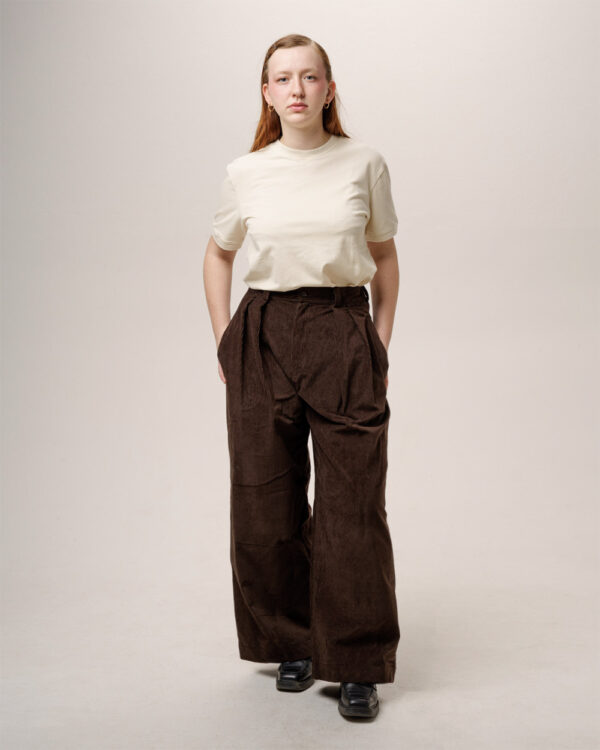 Hnědé manšestráky