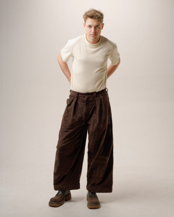 Hnědé manšestráky